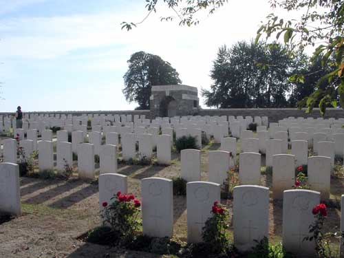 Caix British Cemetery, France.