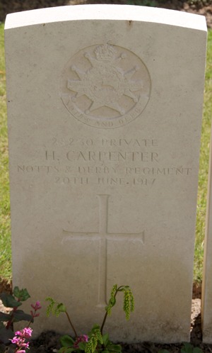 Private Harold Carpenter grave