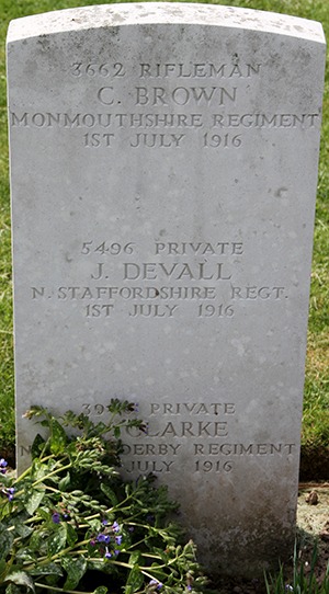 Private William Clarke grave