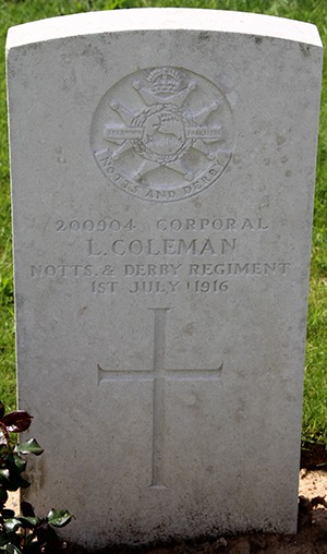 Corporal Luke Coleman grave