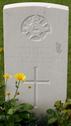 Private John Collins grave