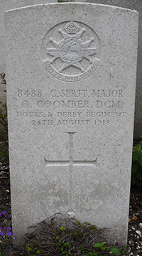 Company Sergeant Major Charles Coomber grave