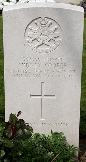 Private Sydney Cooper grave