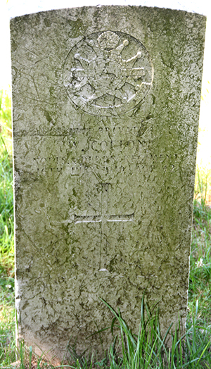Private W. Cotton grave