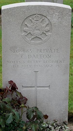 Private Charles Dalton grave