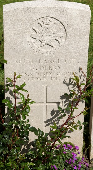 Lance Corporal George Derry grave