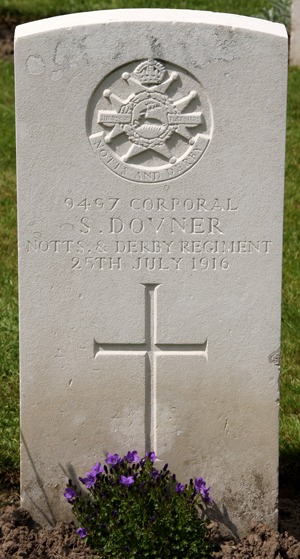 Corporal Sam Dovner grave