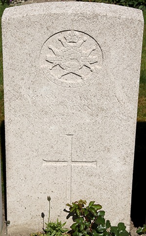 Corporal Silvanus Dunn grave