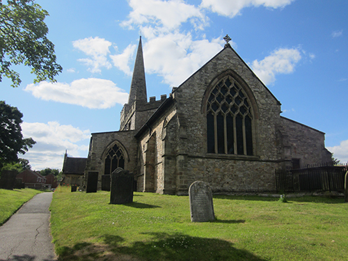 St. Mary's Church War Memorial, East Leake, Nottinghamshire.