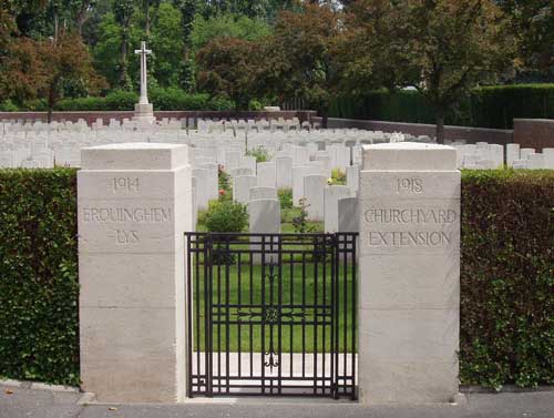 Erquinghem-Lys Churchyard Extension, France.