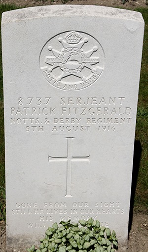 Sergeant Patrick Fitzgerald grave
