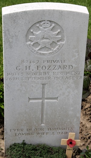 Private George Harold Fozzard grave