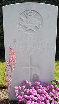Corporal Maurice Given grave
