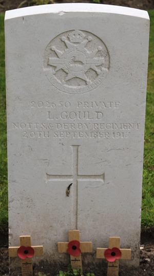 Private Luther Gould grave
