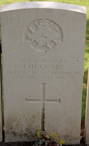 Private John Hellaby grave