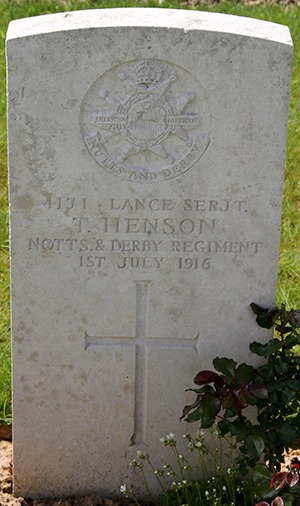 Lance Sergeant Thomas Henson grave