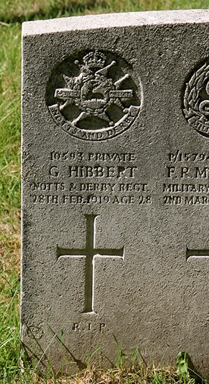 Private George Hibbert grave