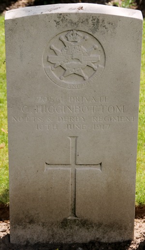 Private Charles Higginbottom grave