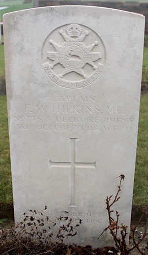 Captain Frederick Wystan Hipkins grave