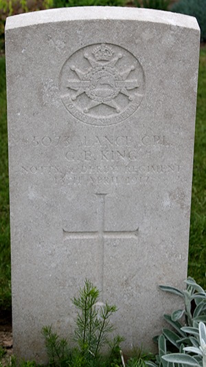 Lance Corporal George Edward King grave