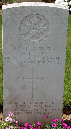 Lance Corporal William Henry King grave