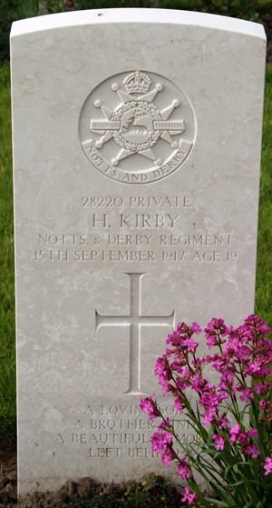 Private H. Kirby grave
