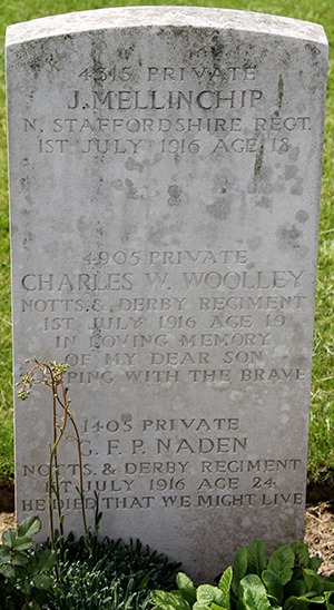 Private George Frank Phillips Naden grave