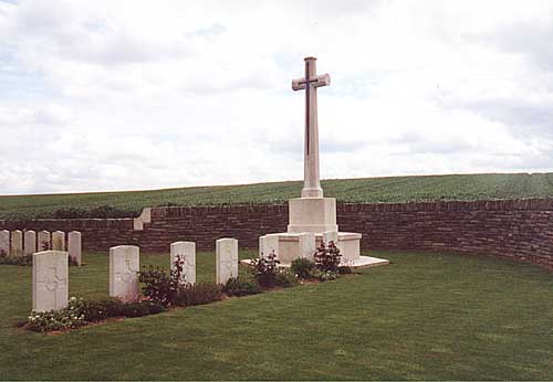 Rossignol Wood Cemetery, Hebuterne, France. 
