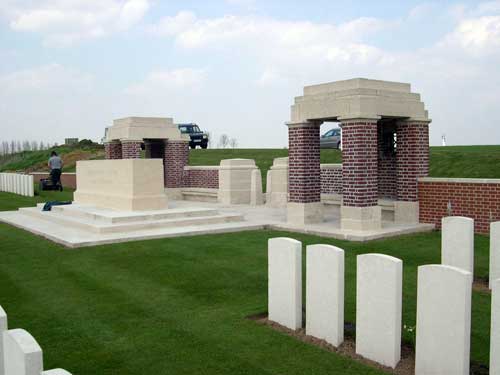 Sailly-Saillisel British Cemetery, France.