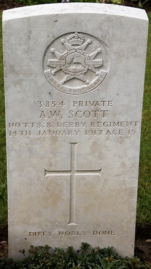 Private Albert Walter Scott