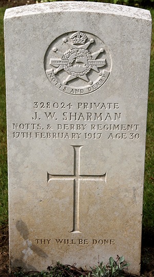 Private J. W. Sharman