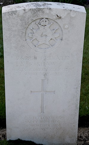Private Frederick Shaw