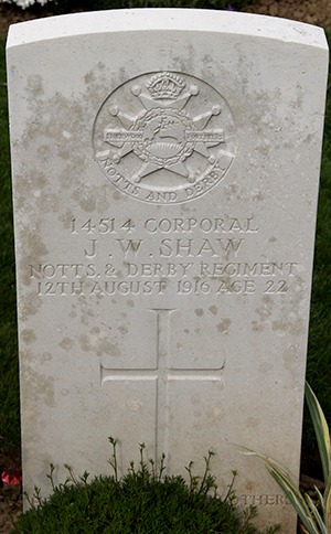 Corporal J. W. Shaw