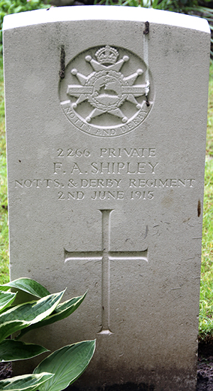Private Frederick Arthur Shipley