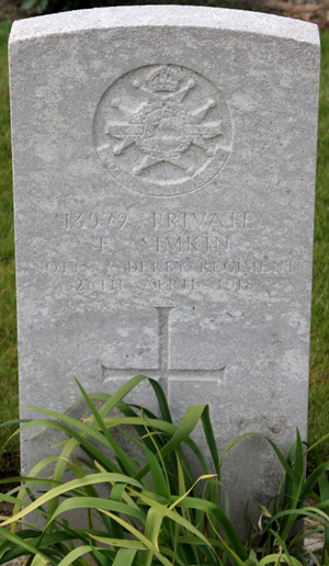 Private E. Simkin