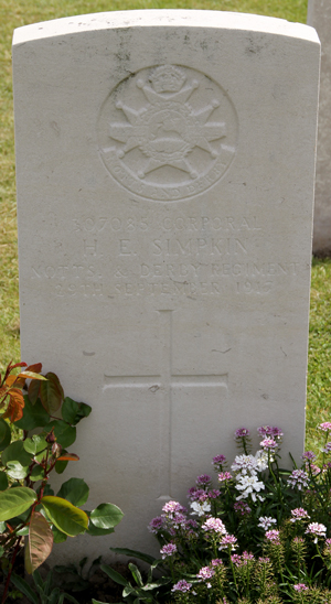 Corporal H. E. Simpkin