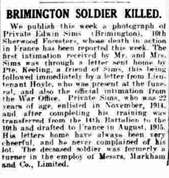 Private Edwin Sims art1