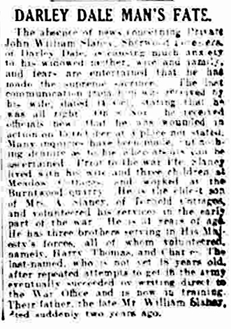 Private John William Slaney art1