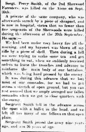 Sergeant Percy Smith art1