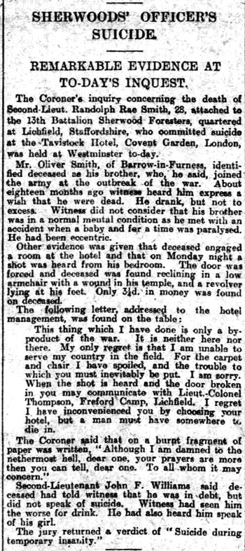 Second Lieutenant Randolph Rae Smith art1