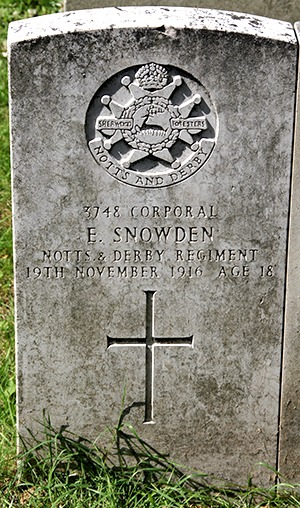 Corporal Ernest Snowden