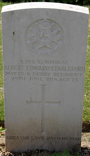 Corporal Albert Edward Stableford