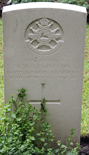Private G. A. Stapleton