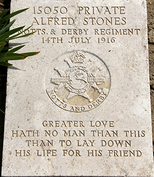 Private Alfred Stones