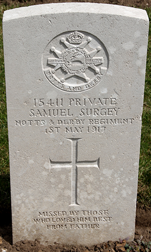 Private Samuel Surgey