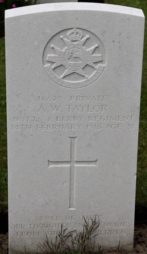 Private A. W. Taylor