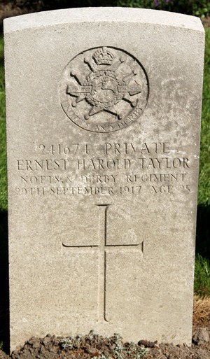 Private Ernest Harold Taylor