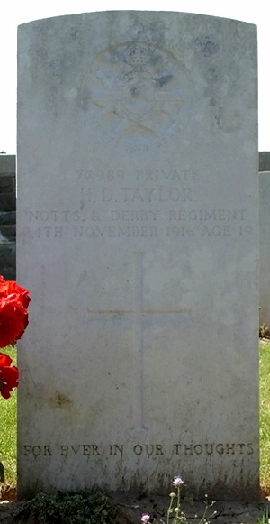 Private Harold Duncan Taylor