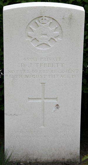 Private Douglas James Tebbett