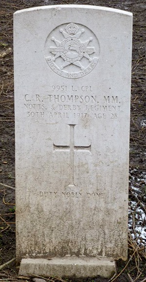 Lance Corporal Charles Robert Thompson